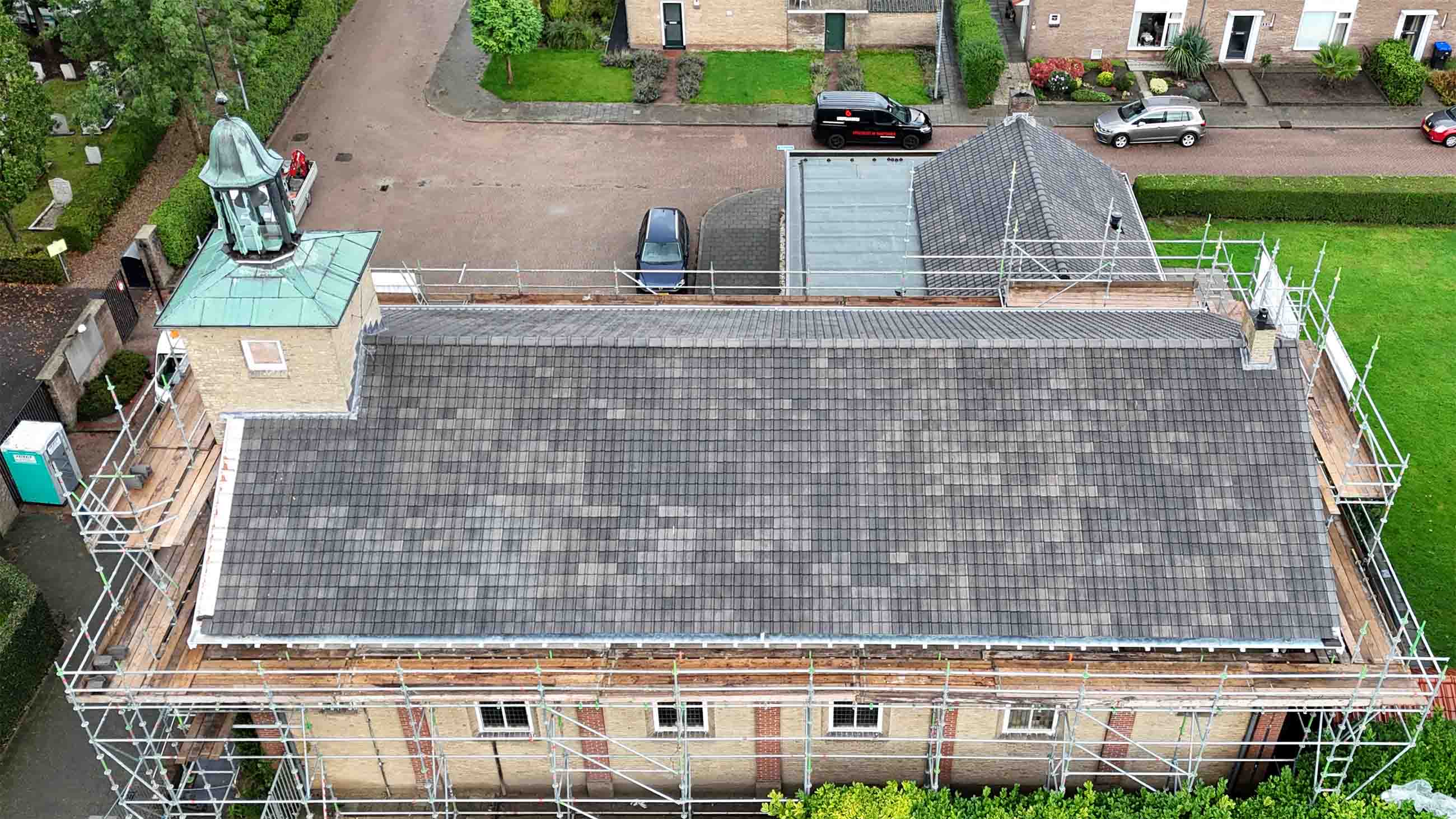 Renovatieproject kerk Stellendam zijaanzicht