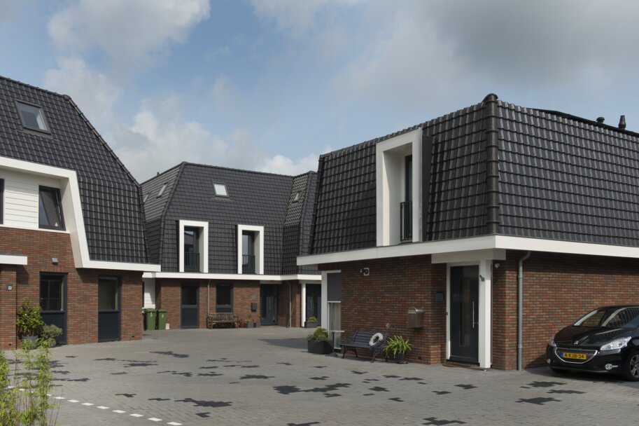 Postel Orage antraciet vol donker dak Nederhorst